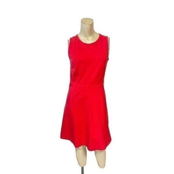 J Crew Coral Knit Princess Seam Ponte Dress 2 - Picture 2 of 5